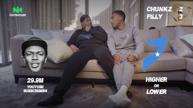 KSI VS SOMALIA? CHUNKZ AND FILLY PLAY HIGHER OR LOWER | Higher or Lower EP1 смотреть онлайн