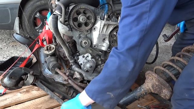 Peugeot/Citroen XUD Timing Belt Replacement смотреть онлайн