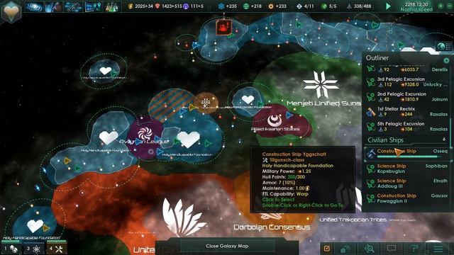 Let's Play Stellaris - Holy Handicapable Foundation, Episode 28 смотреть онлайн