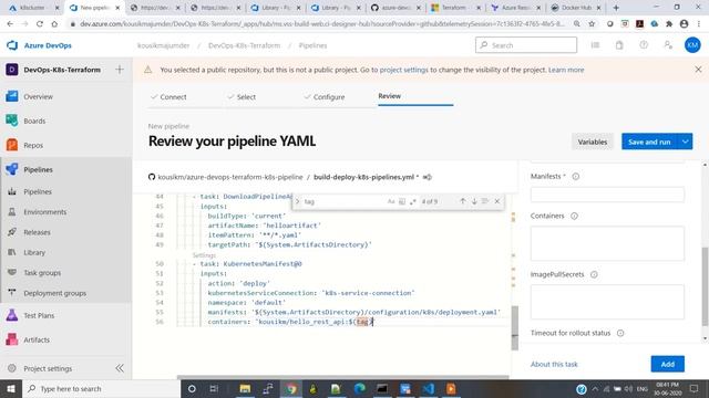 Deploy Microservice in Kubernetes (AKS) using Azure DevOps Pipeline Part 2/2 смотреть онлайн