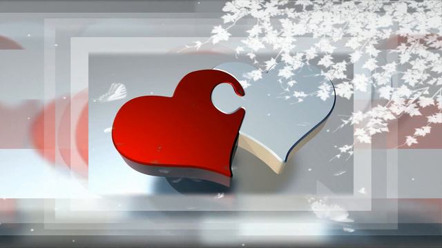 Красивый футаж заставка сердца,бабочки.День Святого Валентина. смотреть онлайн