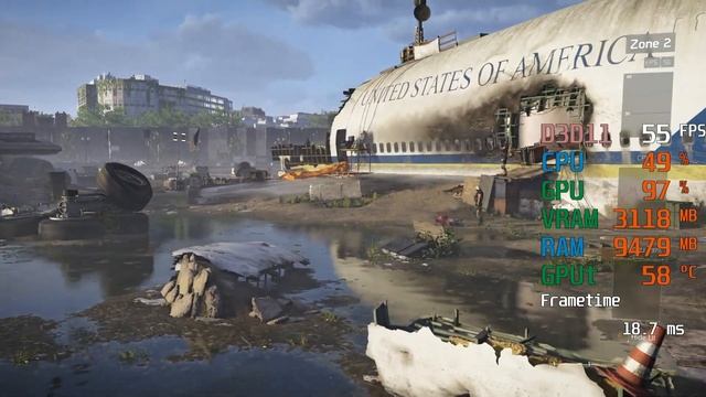 GeForce GTX 1650 -- AMD Ryzen 5 2600 -- Tom Clancy's The Division 2 FPS Test смотреть онлайн
