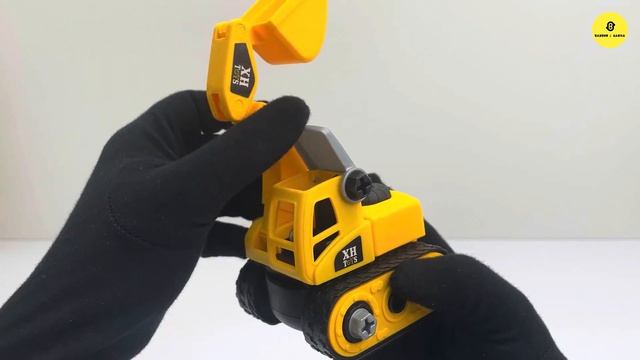 DIY Construction Toy Vehicles Set Assembly Toy | Construction Truck Set | Construction Toys for Kid смотреть онлайн