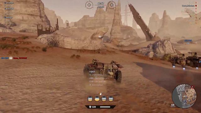 Crossout #53 - Machinegun 2 VECTOR and 2 SINUS gameplay (FHD) PART 7 смотреть онлайн