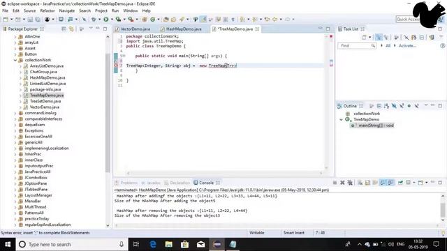 TREE MAP IN JAVA || JAVA IN ECLIPSE || MAP INTERAFCE || MUST WATCH смотреть онлайн