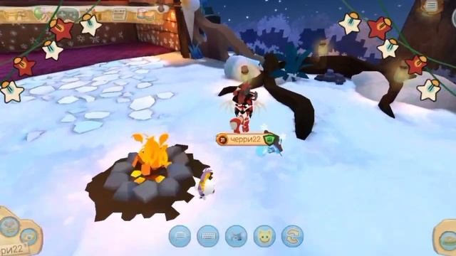•ОБЗОР НА ЛОГОВО "СВЕРКАЮЩАЯ СНЕГОМ УСАДЬБА ANIMAL JAM• черри22 смотреть онлайн