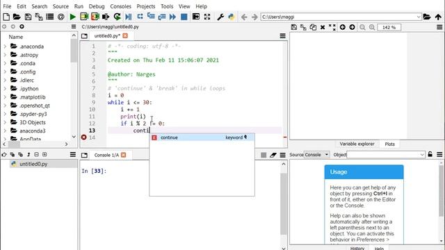 6 - 'continue' and 'break' Statements in while loops of Python, Presented by Dr N. Miri смотреть онлайн