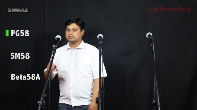 Shure Vocal Microphone comparison Beta 58A, SM 58 and PG 58 смотреть онлайн