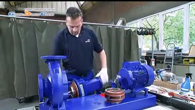 Монтаж насоса KSB Etanorm. Часть 8 (10) - Рабочее колесо, щелевые кольца смотреть онлайн