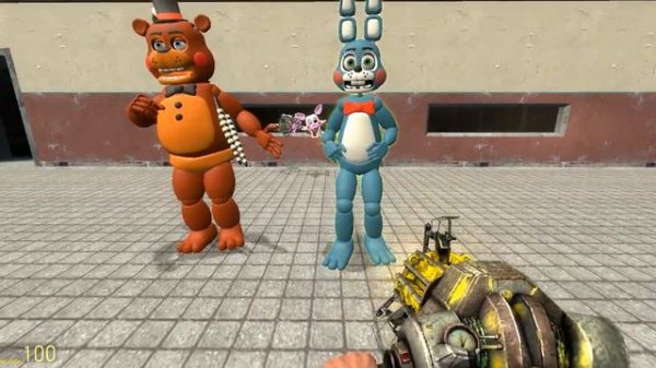 GMOD:ОБЗОР НА МОДЕЛЬКИ АНИМАТРОНИКОВ ИЗ FNAF 2 !!!