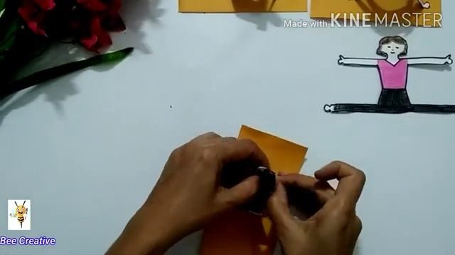 Yoga poses paper craft | paper craft for kids | International Yoga Day 21 June смотреть онлайн