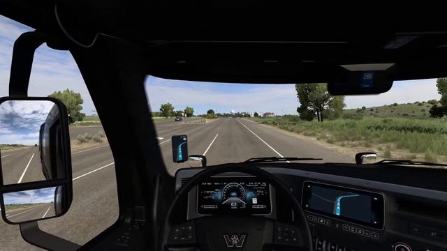 Exploring Texas in Western Star 57X - Amarillo to Dalhart - American Truck Simulator - TEXAS DLC смотреть онлайн
