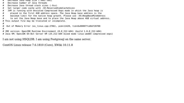 How do I run XWiki in Centos7 with 1GB RAM? смотреть онлайн