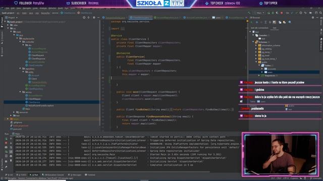 Java Lekcja 29 Zadanie domowe z poprzedniej lekcji + RestTemplate смотреть онлайн