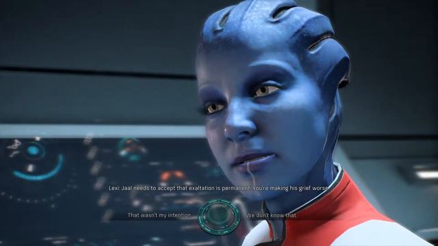 Mass Effect: Andromeda - Lexi and Jaal discuss kett and angara смотреть онлайн