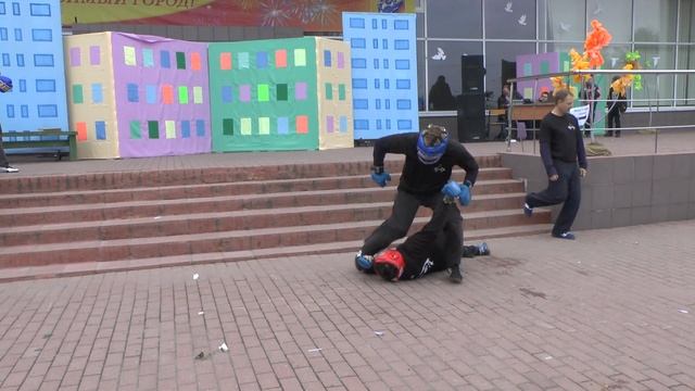 День города Подольска 2013. Показательное выступление клуба "Патриот" смотреть онлайн