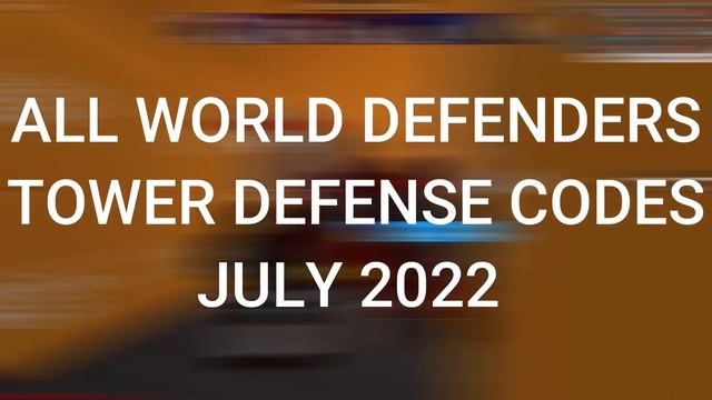 ALL NEW *SECRET* CODES in WORLD DEFENDERS CODES! (Roblox World Defenders - Tower Defense Codes) смотреть онлайн