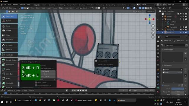 Workflow blender creation of a 3d blueprint from a 2d drawing смотреть онлайн