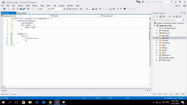 #2 props and state | Mvc Asp.net with ReactJS смотреть онлайн