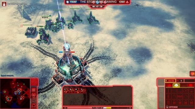 Command & Conquer 4: Tiberian Twilight - 5v5 Skirmish BRUTAL - Ice Station Omega - Gameplay PC смотреть онлайн