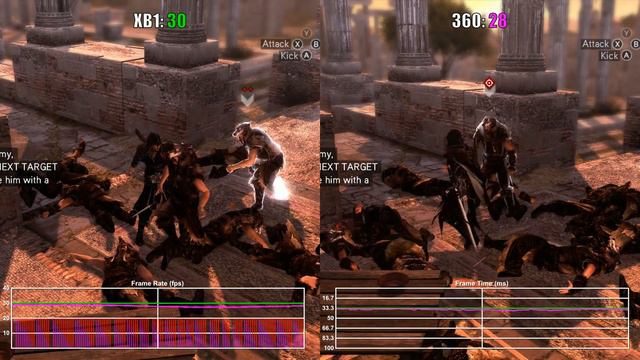 Assassin's Creed Brotherhood Xbox One vs Xbox 360 Backwards Compatibility Frame Rate Test смотреть онлайн
