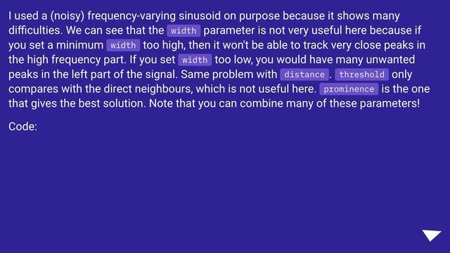 Peak-finding algorithm for Python/SciPy смотреть онлайн