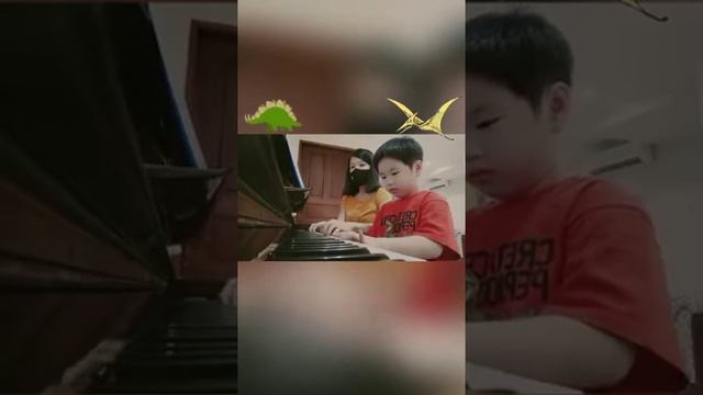 Jurassic Park instrument Easy Piano by Aaron (Jurassic World Dinosaurs Lovers) смотреть онлайн