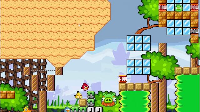 Short SMBX2 Level in Angry Birds Style смотреть онлайн