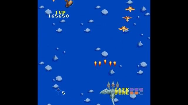 Dragon Spirit. PC Engine. Walkthrough смотреть онлайн