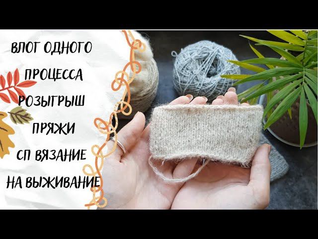ВЯЗАЛЬНЫЙ ВЛОГ ОДНОГО ПРОЦЕССА | СП "Вязание на выживание 2" | Розыгрыш пряжи смотреть онлайн