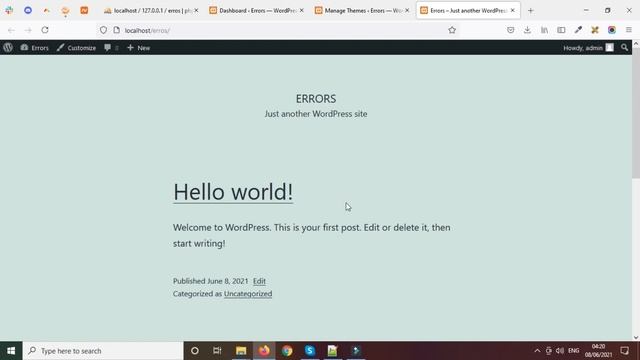 Common Errors in WordPress - Part 2 смотреть онлайн