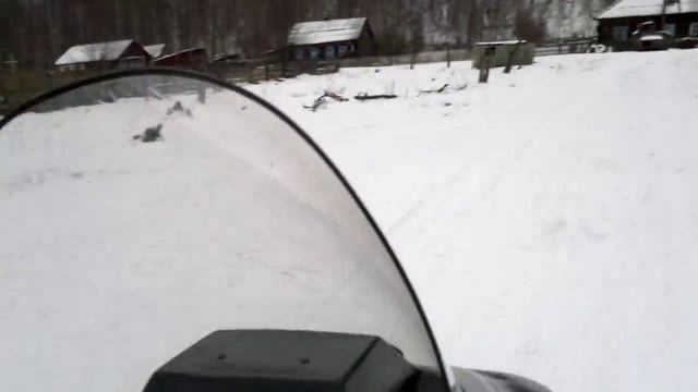Аннушка Впервые за рулем снегохода=) Рысь смотреть онлайн
