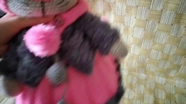 мои первые большие вязанные игрушки...кошечки,в стиле Тильда... смотреть онлайн