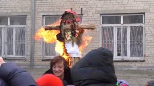 Сжигание чучела на масленицу 2018