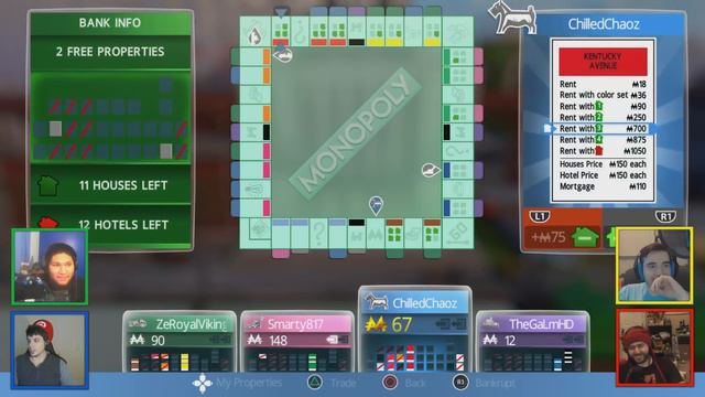 FIRST VICTIM (Monopoly Plus QUAD FACECAM w/ The Derp Crew Ep. 10) смотреть онлайн