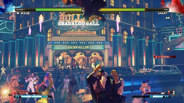 LEVEL 8 - M Bison vs Sagat - STREET FIGHTER V Hardest AI Battle Match PS4 смотреть онлайн