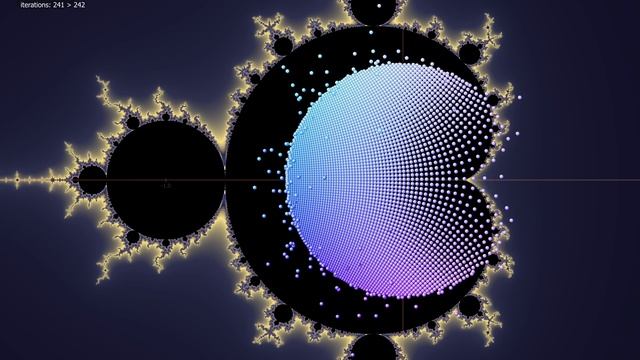 [Extra Visual] All Period 1 orbits of the Mandelbrot Set shown together. смотреть онлайн