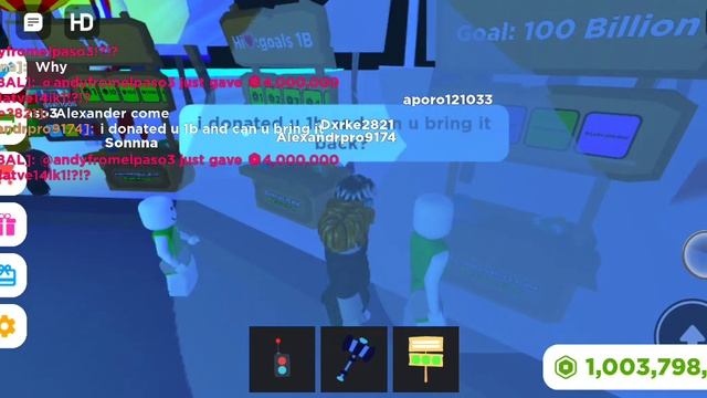 Pls Donate But Infinite Robux By xTUGRA | Donated 1 Billion To My Classmate смотреть онлайн