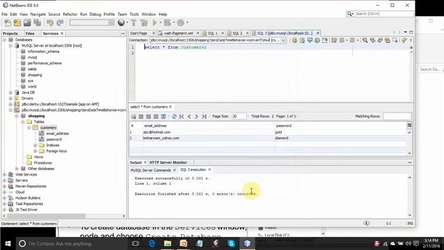 How to Connect Java With MySQL database in NetBeans смотреть онлайн