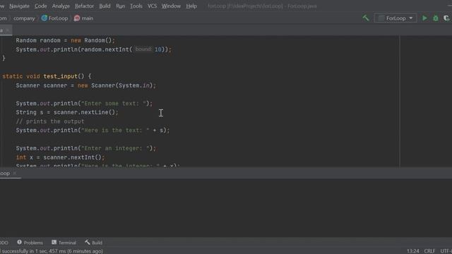 Lesson 1 Java - For Loop Random and Scanner. смотреть онлайн