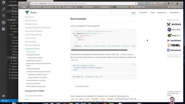 VueJS CLI: Basics | Level 3-11: Global and Local component смотреть онлайн