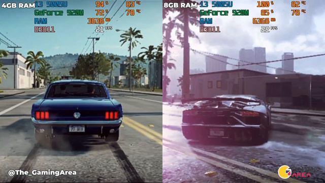 NFS Heat PC On 4GB VS 8GB RAM смотреть онлайн