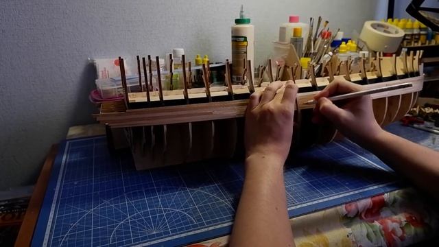 Сборка модели корабля Виктори. Часть 5 смотреть онлайн