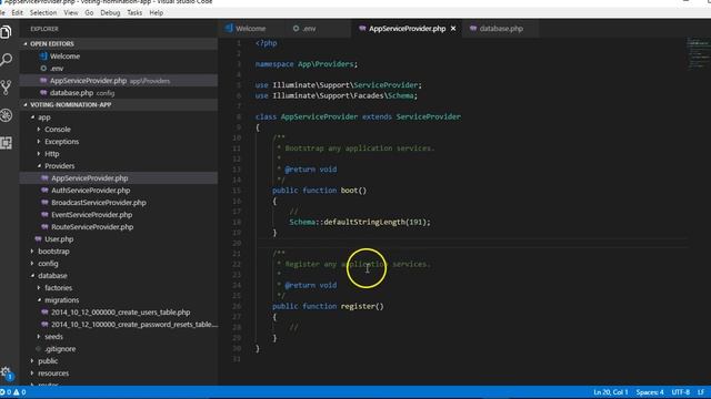 Laravel error: 1071 Specified key was too long смотреть онлайн