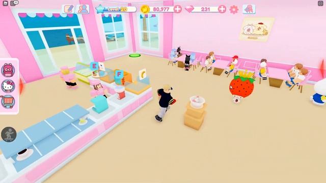 Бесплатный рюкзак HELLO KITTY в роблокс My Hello Kitty Cafe смотреть онлайн