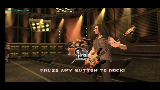 Guitar hero Metallica en dolphin emulador Android смотреть онлайн