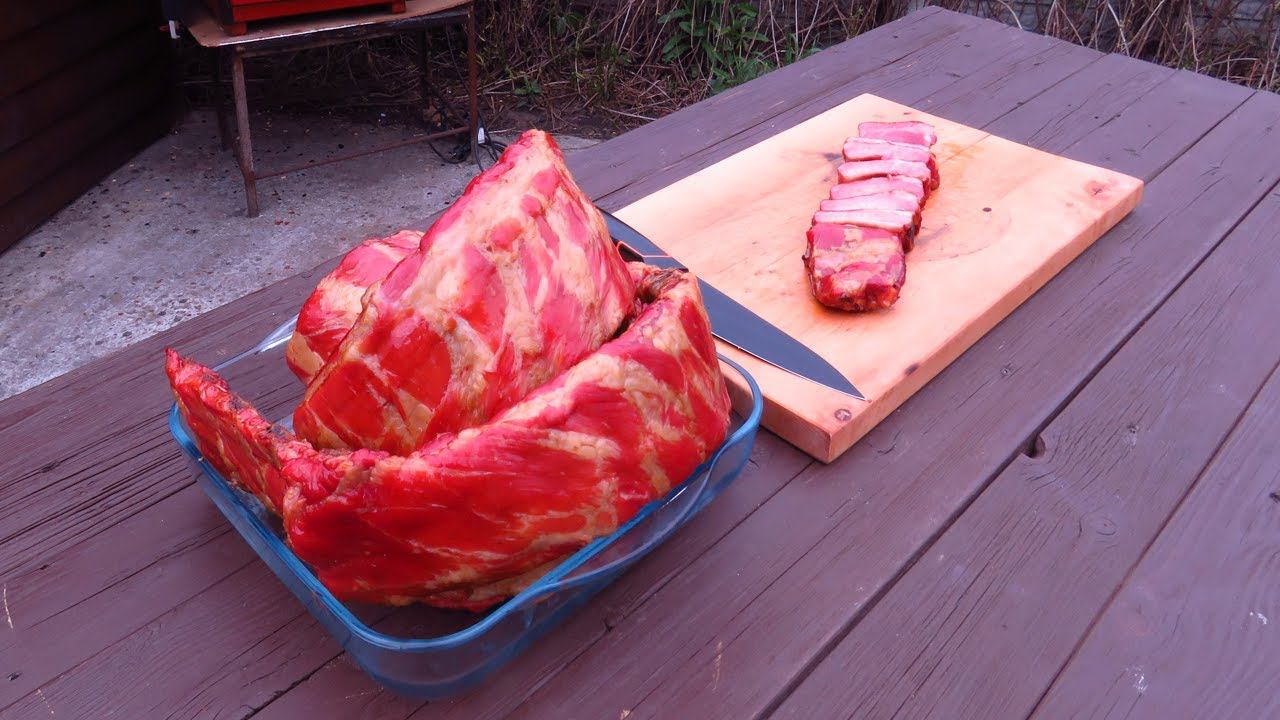 Рецепт вкусных ребер горячего копчения. смотреть онлайн