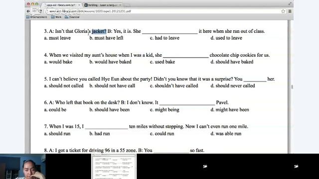 Past Tense Modals 2 смотреть онлайн