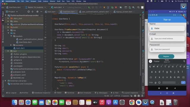 Sign up with Firebase using Provider - Flutter Authentication - PART 3 смотреть онлайн