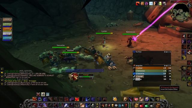 WoW Classic SoD level 40 fury prot warrior pve Razorfen Downs 5 смотреть онлайн